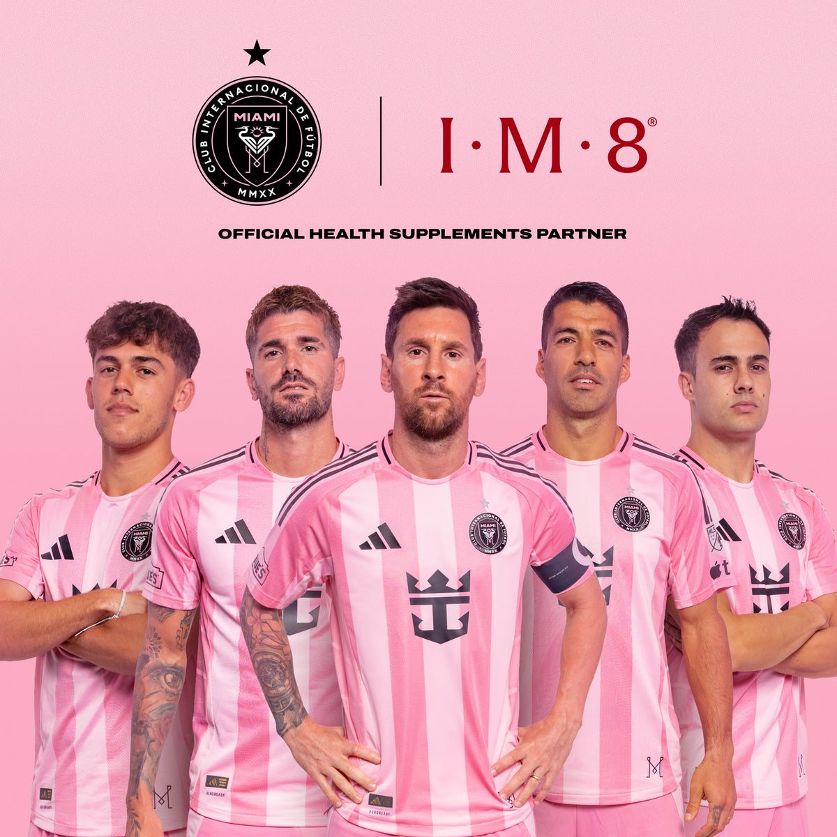 Inter Miami CF — official health supplements partner of IM8
